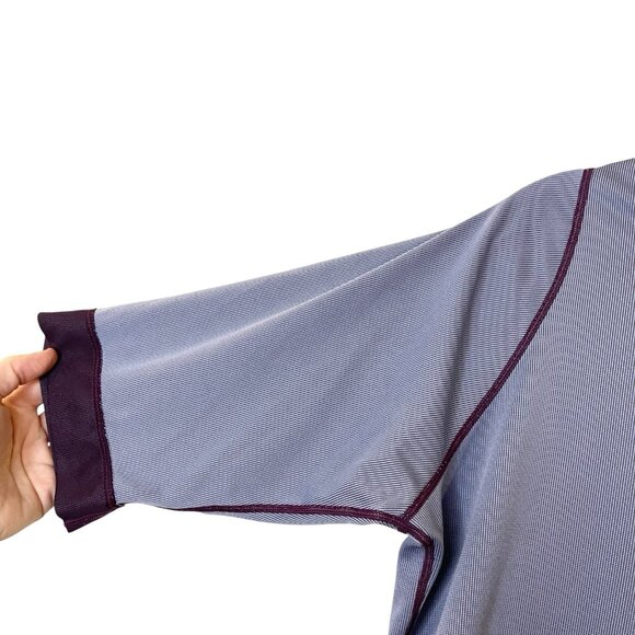 Vintage 2001 Patagonia Short Sleeve Button Up Purple Lightweight Quick Dry - Picture 4 of 5